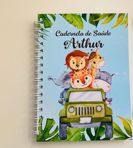 Caderno antes